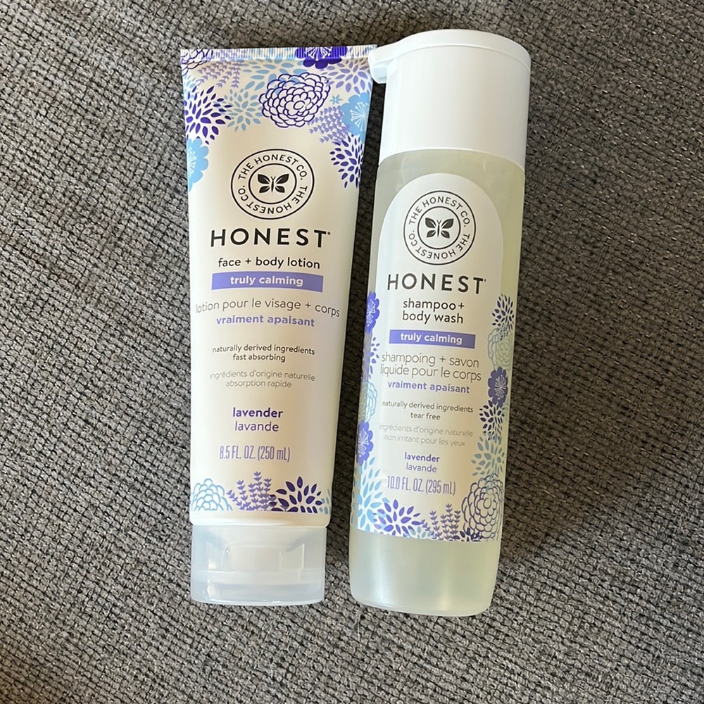 Honest Shampoo and Lotion